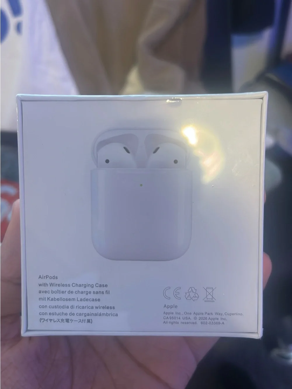 Apple White Wireless Earbuds with Charging Case - Boxed